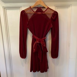Red Velvet Express Dress